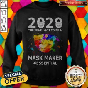 Alternative view of Funny Paint 2020 Mask Maker #Essential Shirt