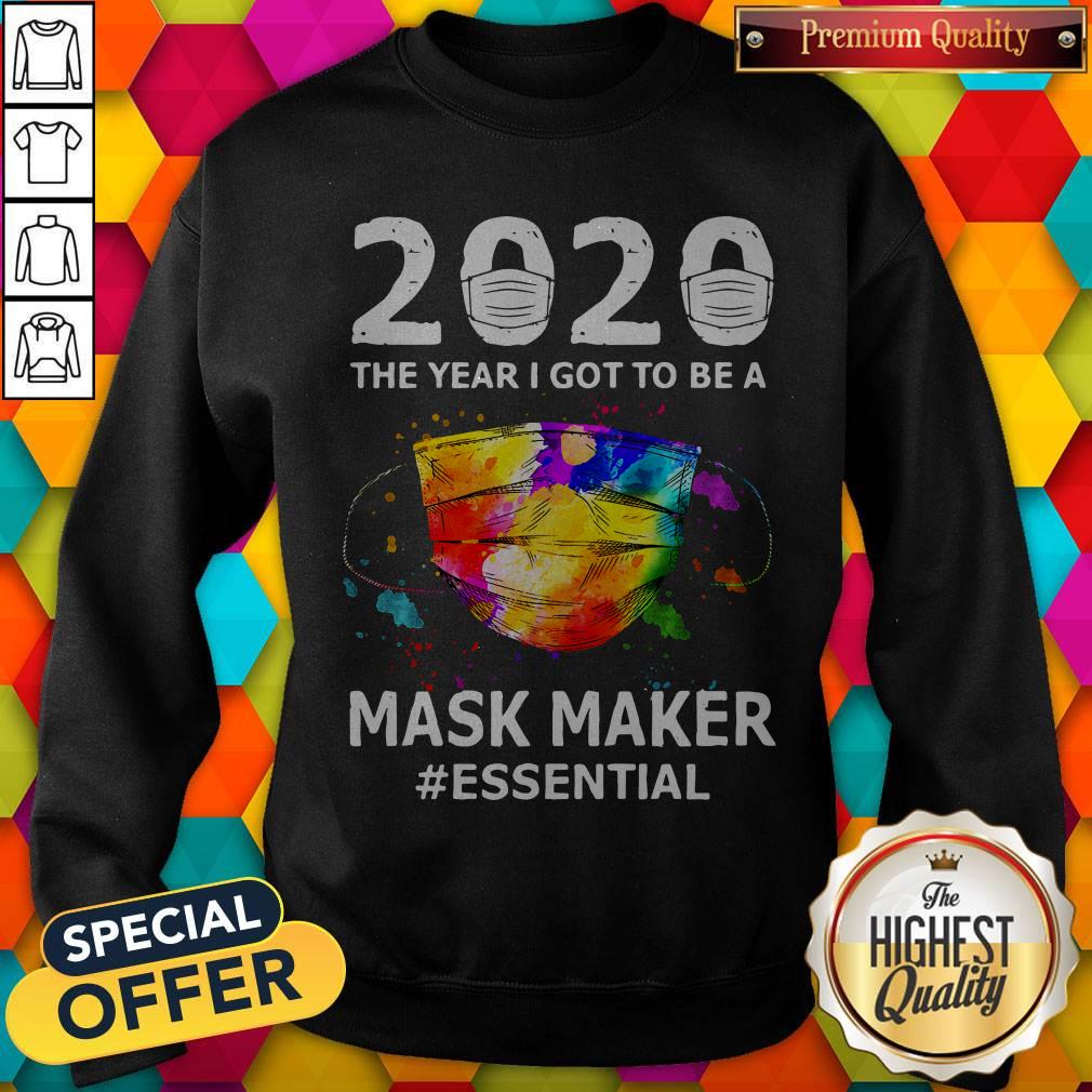 Funny Paint 2020 Mask Maker #Essential Shirt - Image 2