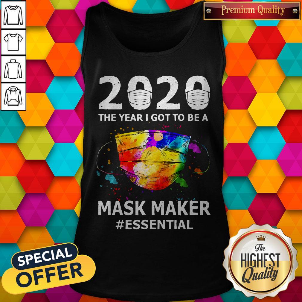 Funny Paint 2020 Mask Maker #Essential Shirt - Image 4