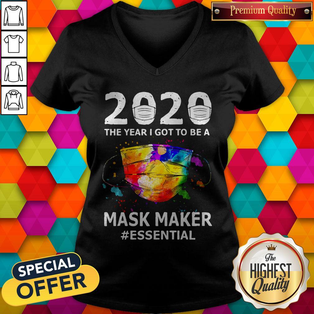 Funny Paint 2020 Mask Maker #Essential Shirt - Image 3