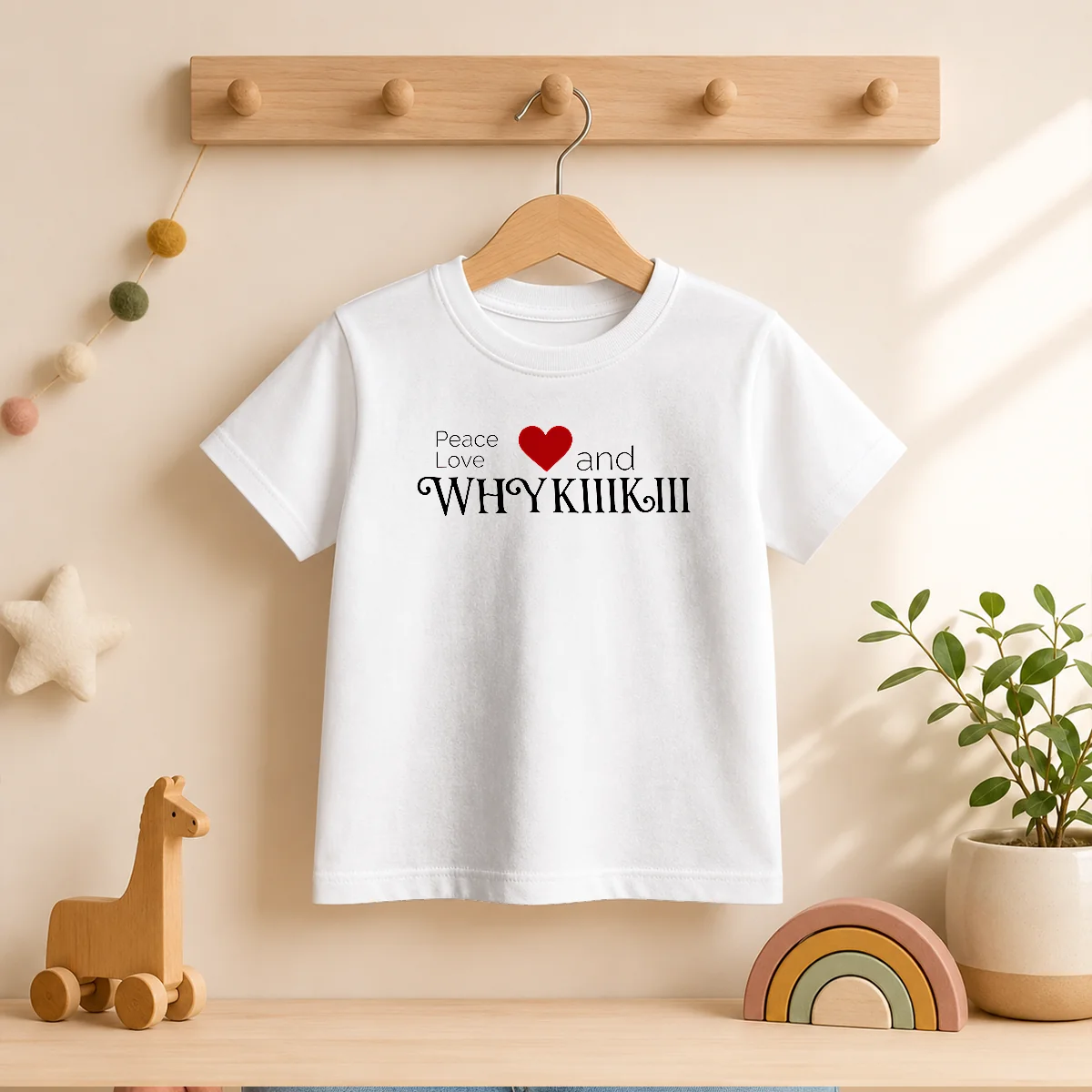 Funny Peace Love And Whhy Kiiikiii Shirt - Image 9