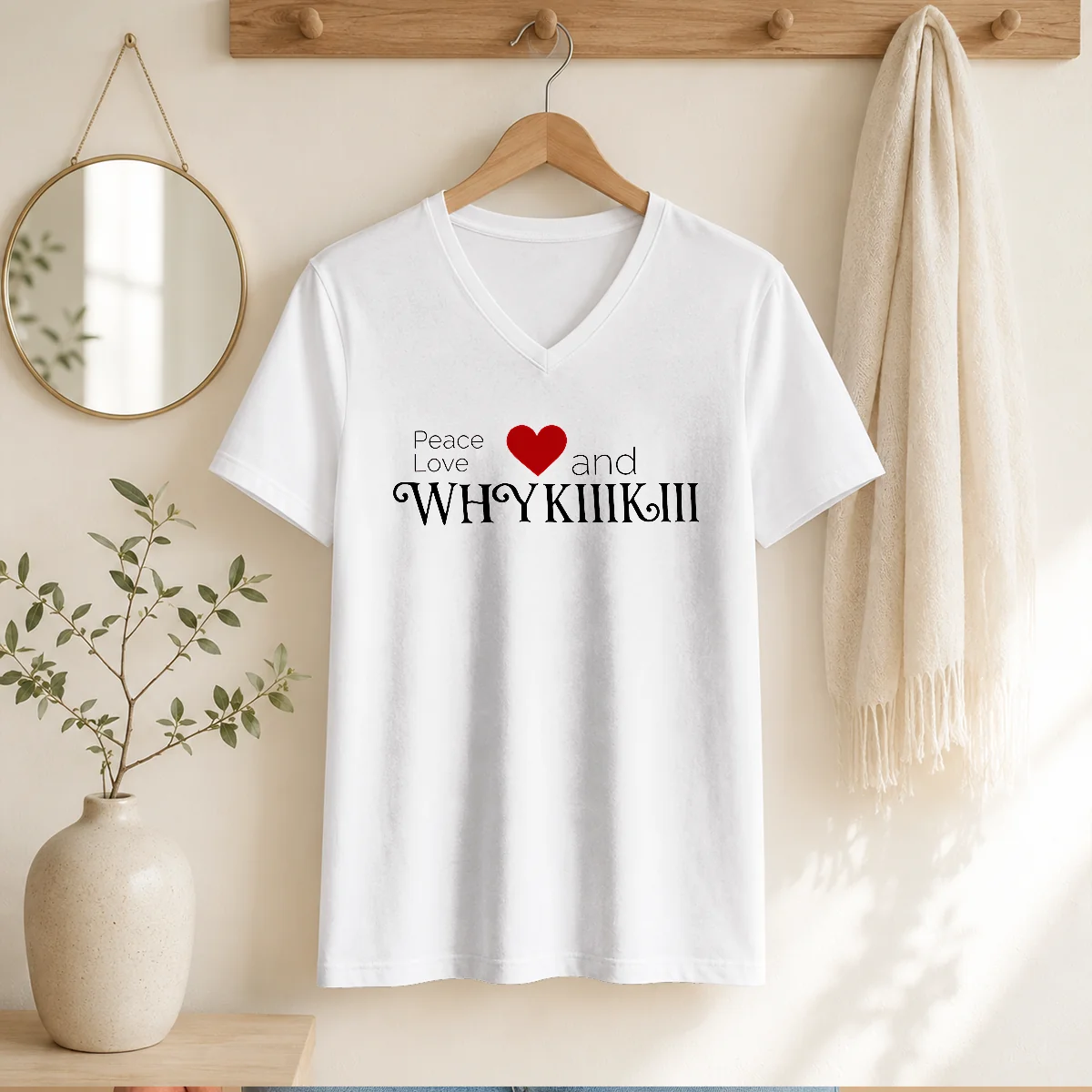 Funny Peace Love And Whhy Kiiikiii Shirt - Image 7