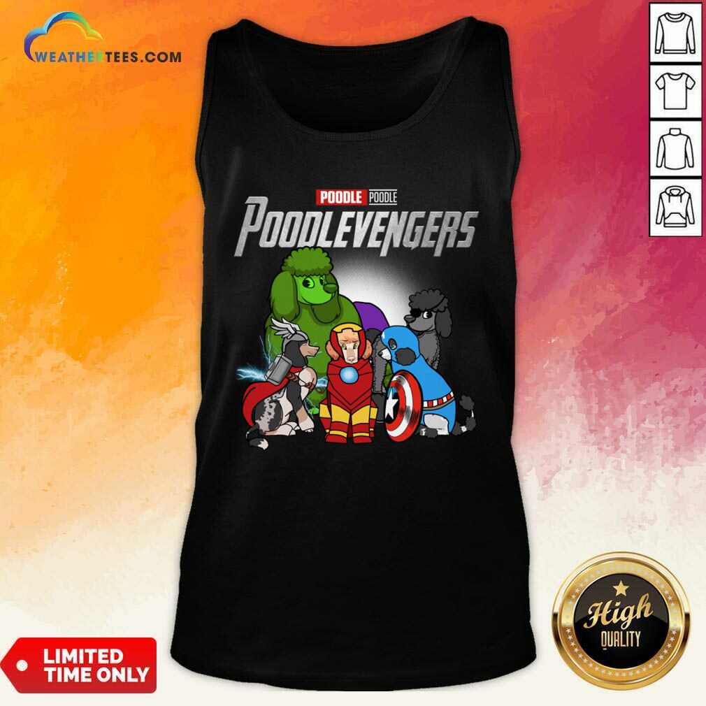 Funny Poodle Marvel Avengers Poodlevengers Shirt - Image 3