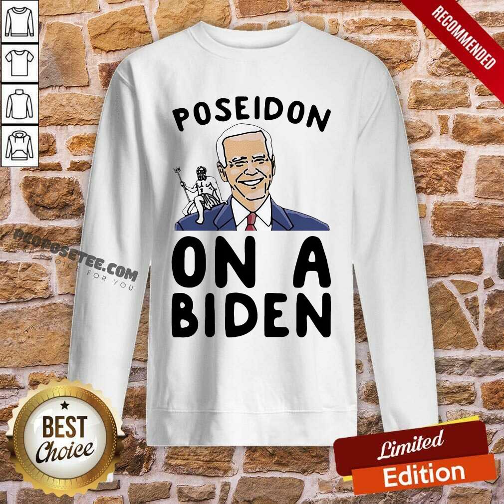 Funny Poseidon On A Biden Parody Shirt - Image 5