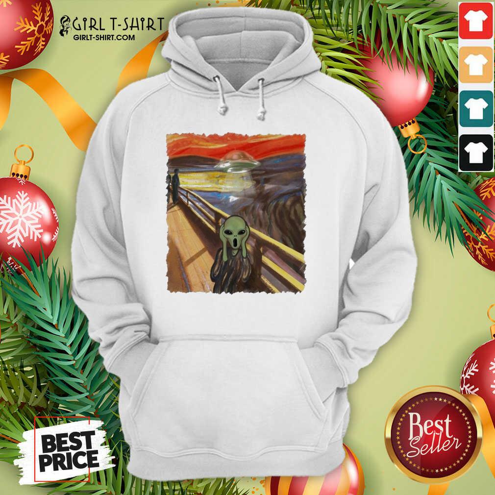 Funny Premium Van Gogh Alien Shirt - Image 5