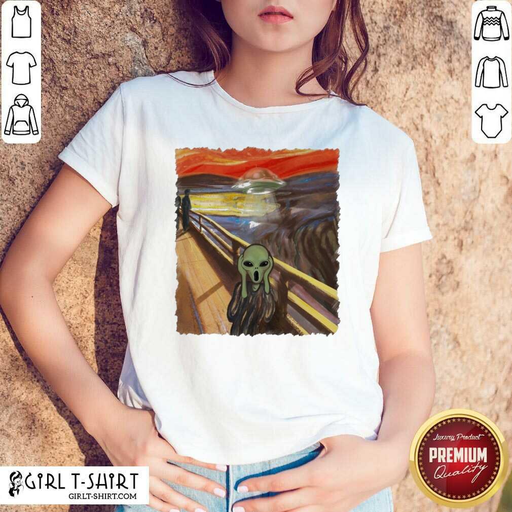 Funny Premium Van Gogh Alien Shirt