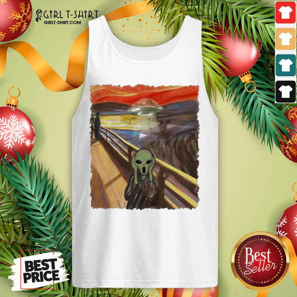 Funny Premium Van Gogh Alien Shirt - Image 3