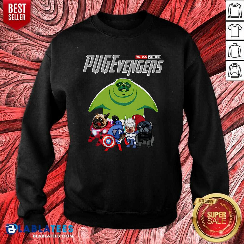 Funny Pug dog Marvel Avengers Pugevengers Shirt - Image 5