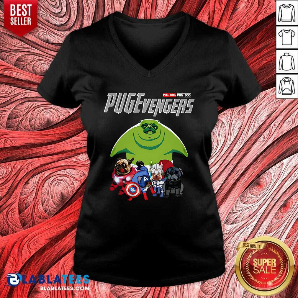 Funny Pug dog Marvel Avengers Pugevengers Shirt - Image 3