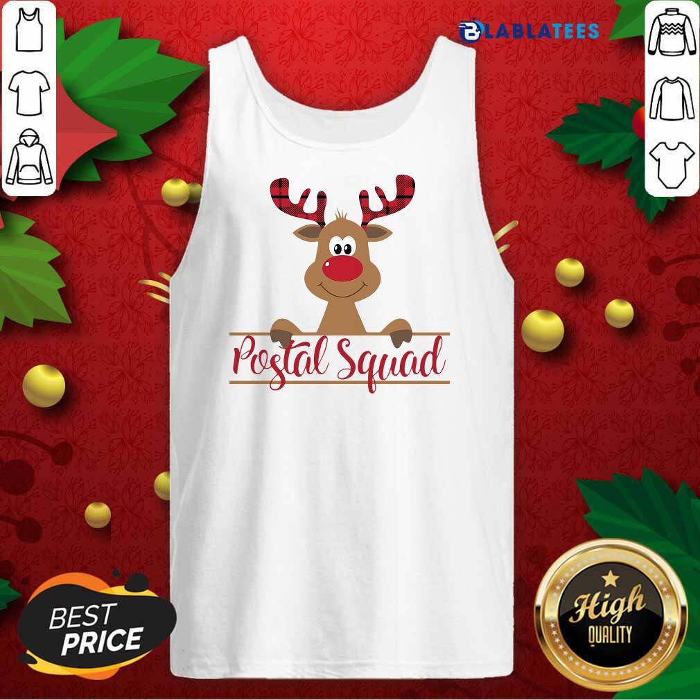 Funny Reindeer Postal Squad Shirt - Image 3