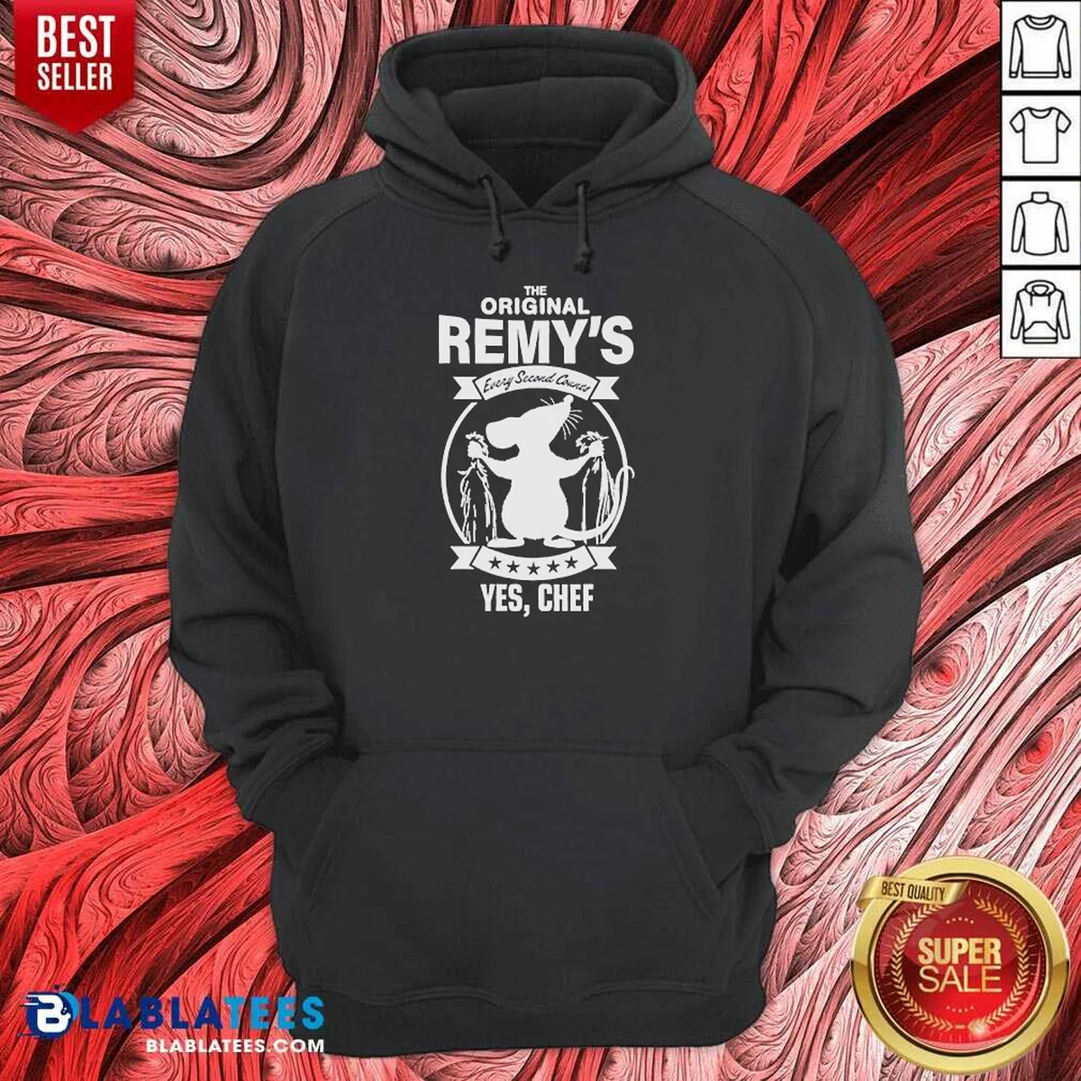 Funny Remy Ratatouille The Original Remy S Every Second Counts Yes Chef Disney Cartoon Shirt - Image 3