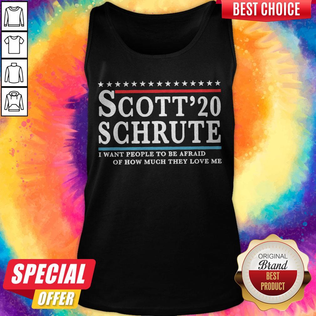 Funny Scott Schrute 2020 I Want People To Be Afraid Shirt - Image 3