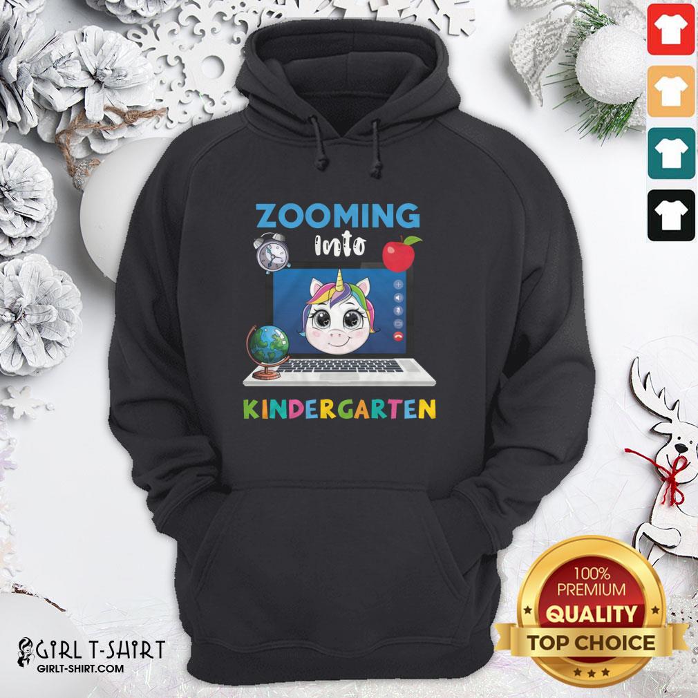 Funny Senior Zooming Into Kindergarten Shirt - Image 2