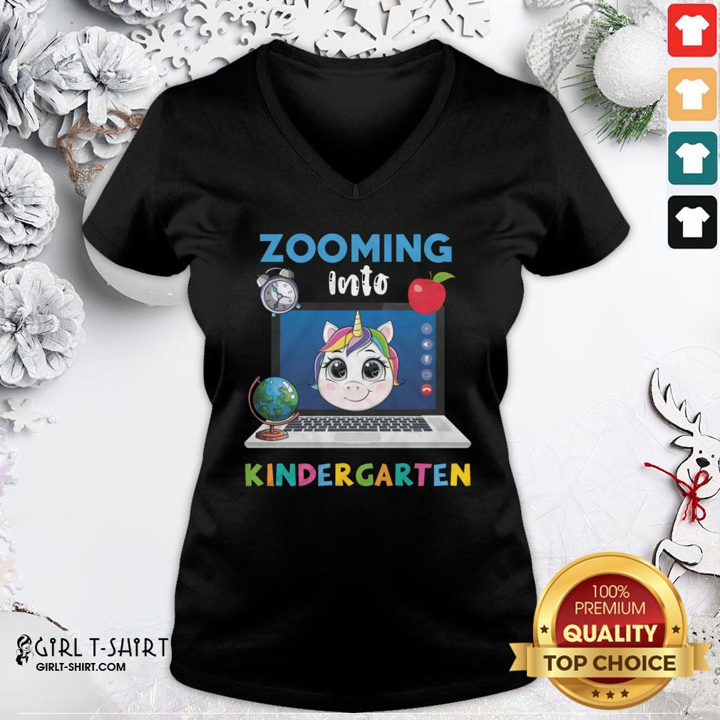 Funny Senior Zooming Into Kindergarten Shirt - Image 3