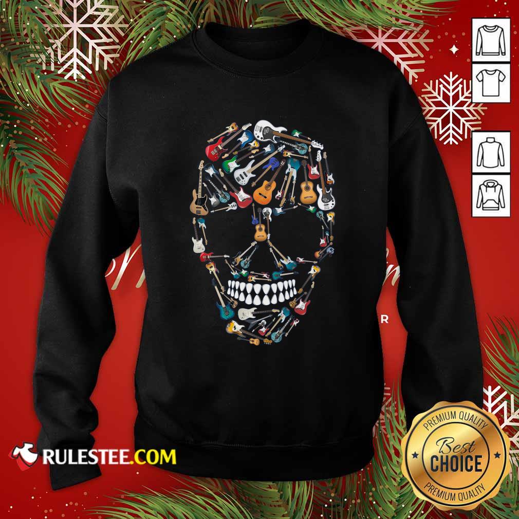 Funny Skull Guitars Shirt - Image 5