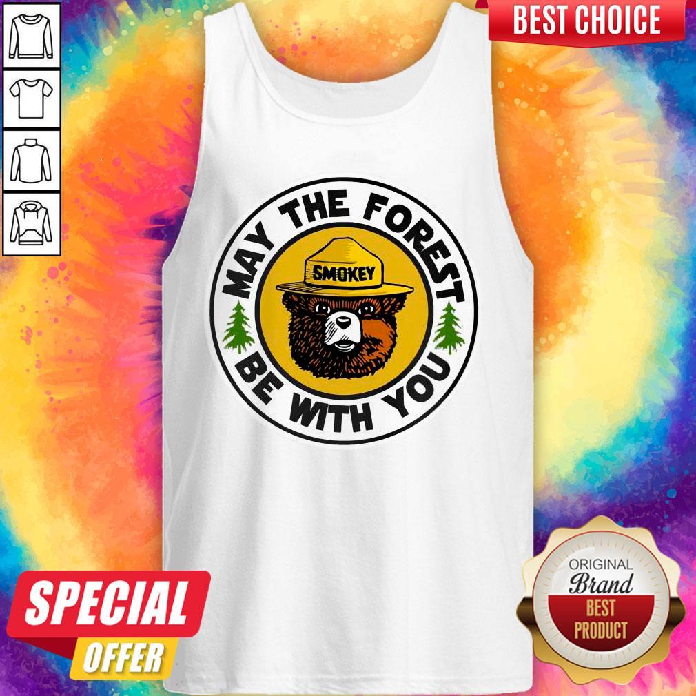 Funny Smokey Bear May The Forest Be With You Shirt - Image 3