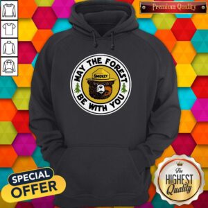 Alternative view of Funny Smokey May The Forest Be With You Shirt