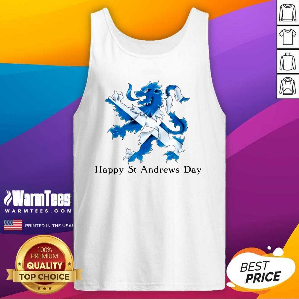 Funny St Andrew’s Day Celebration Lion Shirt - Image 4