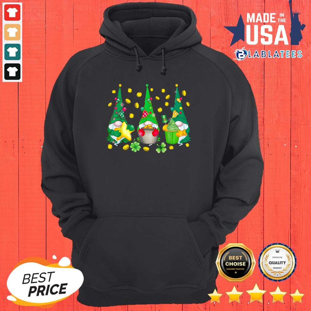 Funny St Patricks Day Three Gnomes Shirt - Image 2