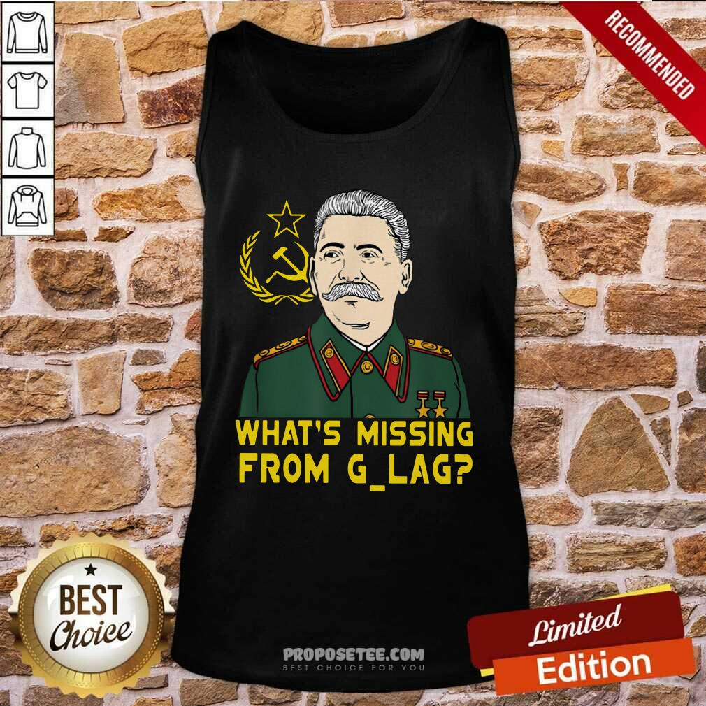 Funny Stalin Communist What’s Missing From Gulag Shirt - Image 3