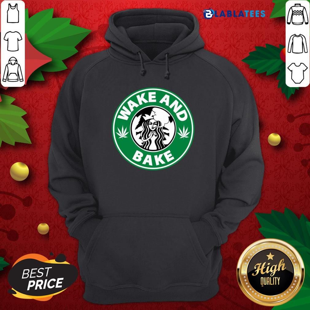 Funny Star Buck Wake And Bake Cannabis Shirt - Image 2