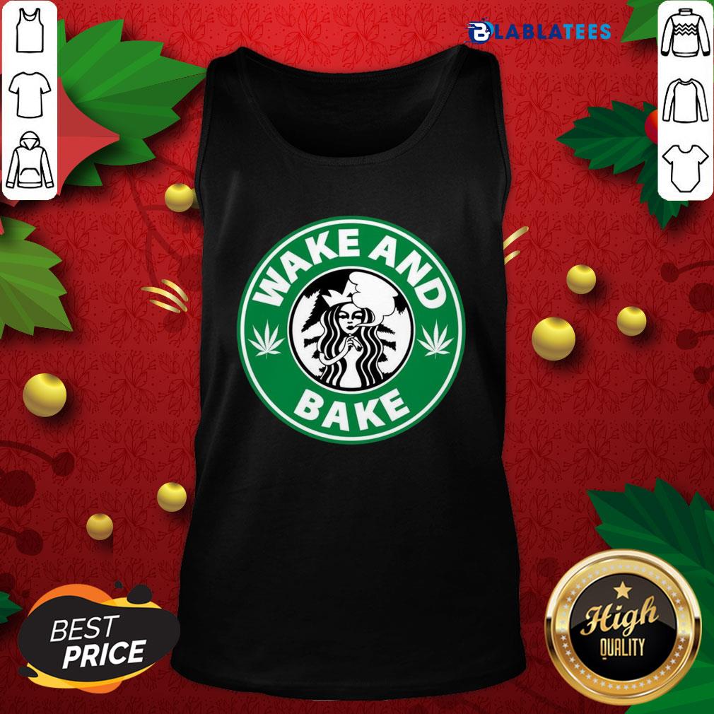 Funny Star Buck Wake And Bake Cannabis Shirt - Image 4