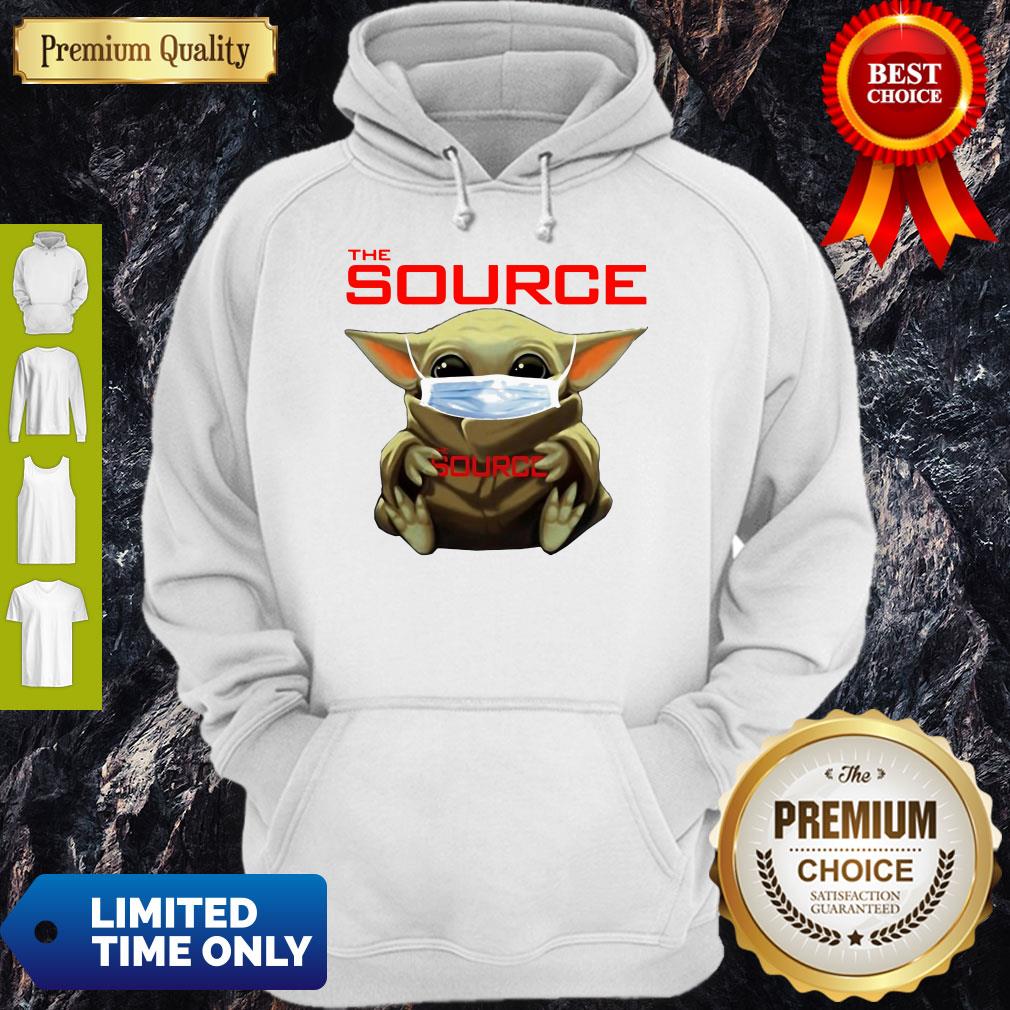 Funny Star Wars Baby Yoda Hug The Source Mask Covid-19 T-Shirt - Image 3