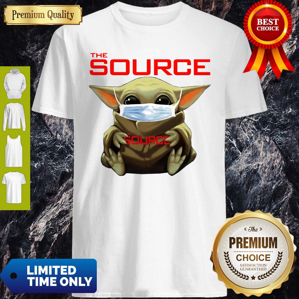 Funny Star Wars Baby Yoda Hug The Source Mask Covid-19 T-Shirt