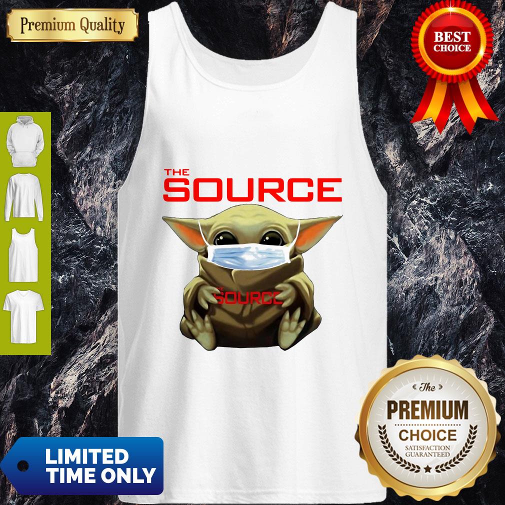 Funny Star Wars Baby Yoda Hug The Source Mask Covid-19 T-Shirt - Image 5