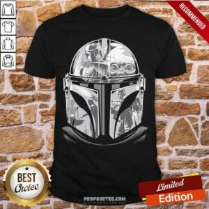Funny Star Wars The Mandalorian Helmet Mandalorian Shirt