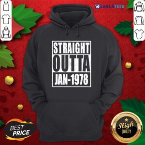 Alternative view of Funny Straight Outta 1978 43th Years Old Birthday Shirt