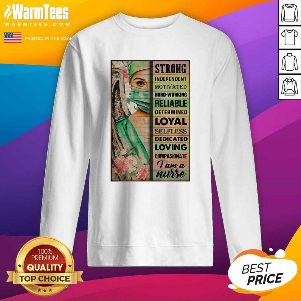 Funny Strong Independent Motivated Hard-working Reliable Determined Shirt - Image 3