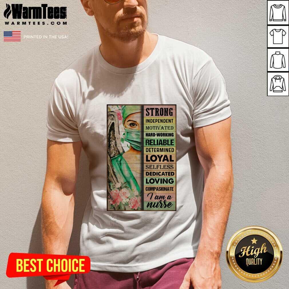 Funny Strong Independent Motivated Hard-working Reliable Determined Shirt - Image 5