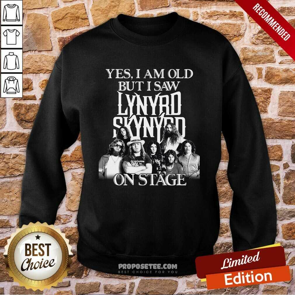 Funny The Lynyrd Skynyrd Yes I’m Old But I Saw On Stage 2021 Shirt - Image 4
