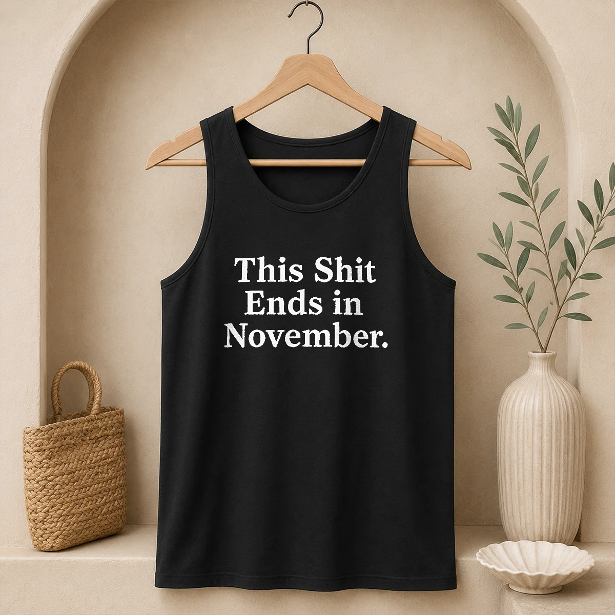 Funny This Shit Ends In November Political Slogan Shirt - Image 7