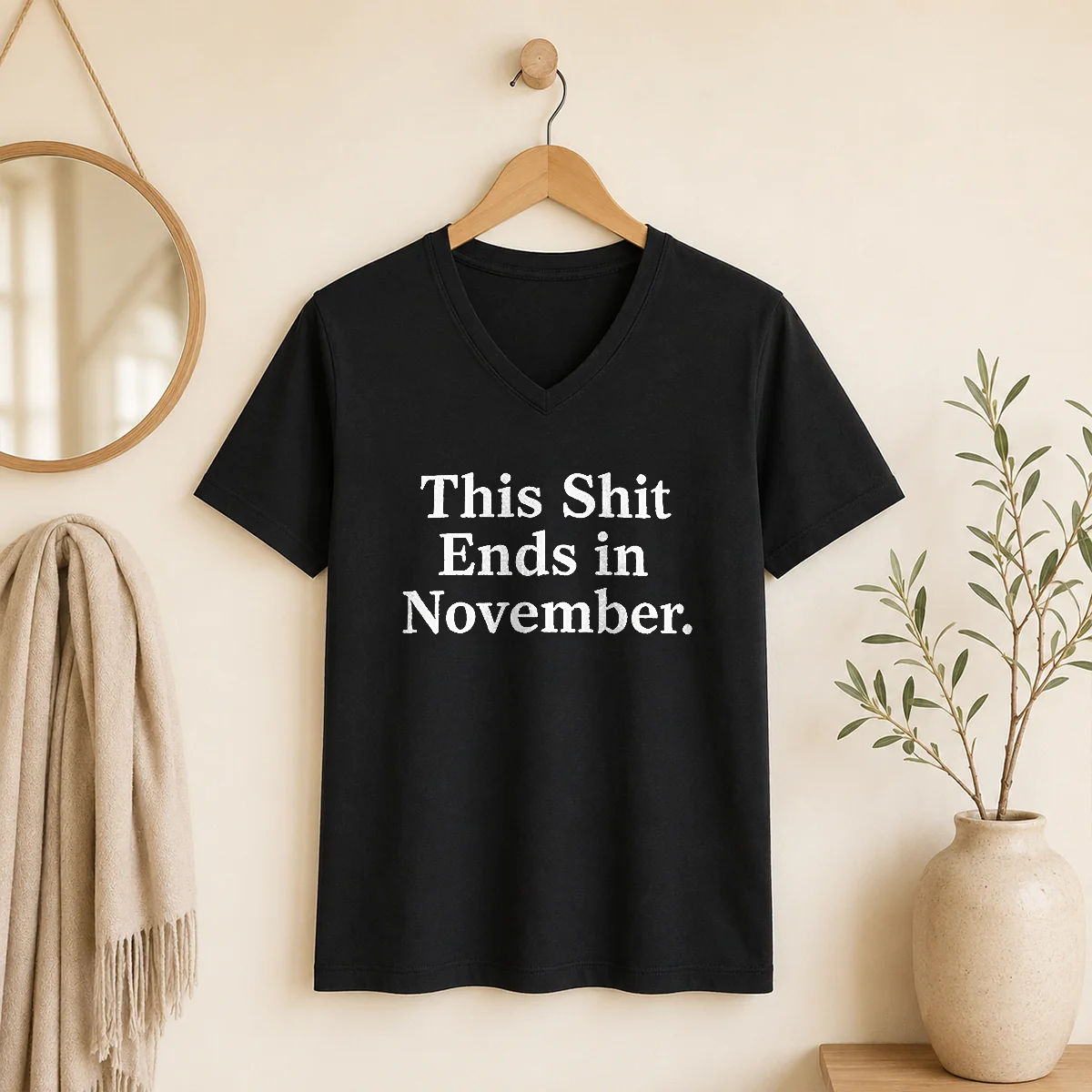 Funny This Shit Ends In November Political Slogan Shirt - Image 8