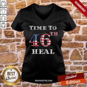 Alternative view of Funny Time To 46th Heal Flag US Shirt