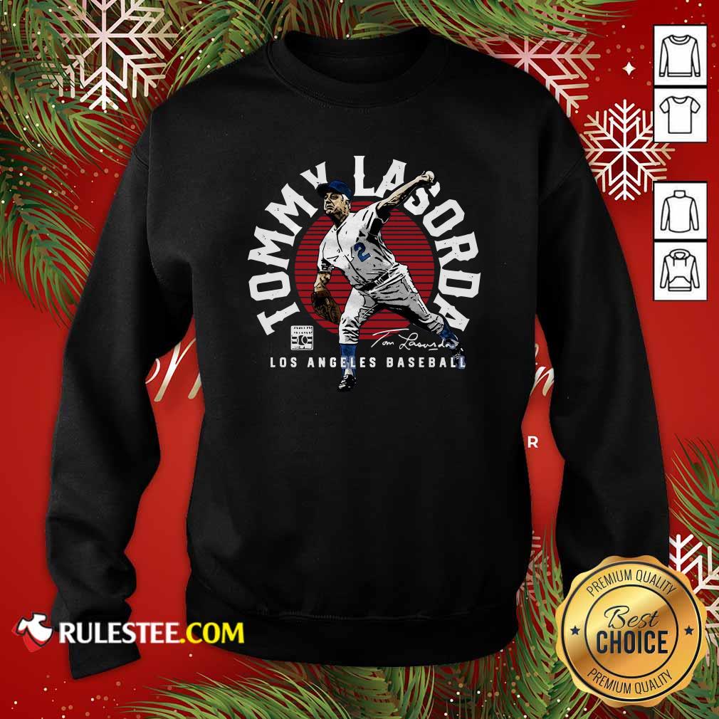 Funny Tommy Lasorda Los Angeles Baseball Signature Shirt - Image 5