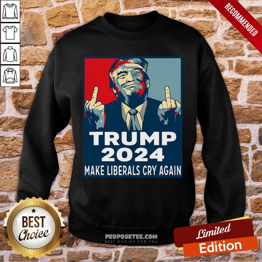 Funny Trump 2024 Make Liberals Cry Again Shirt - Image 4