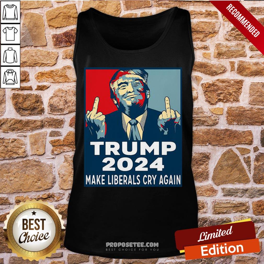 Funny Trump 2024 Make Liberals Cry Again Shirt - Image 3