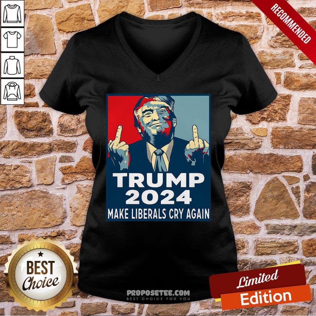 Funny Trump 2024 Make Liberals Cry Again Shirt - Image 2