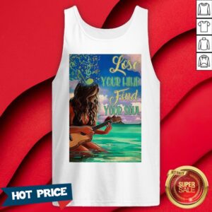 Alternative view of Funny Ukulele Lose Your Mind Find Your Soul Vertical Poster Shirt