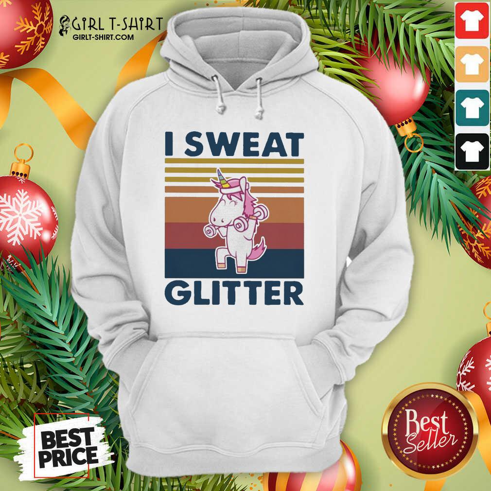 Funny Unicorn I Sweat Glitter Vintage Shirt - Image 5