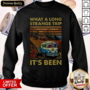 Alternative view of Funny What A Long Strange Trip It’s Been Vintage Shirt