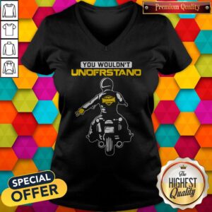 Alternative view of Funny You Wouldn’t Understand Motorcycle Lead The Delegation Shirt