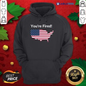 Alternative view of Funny You’re Fired Donald Trump Presidential USA Map Election 2020 Shirt