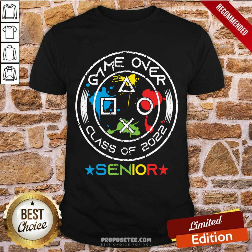 Game Over Class Of 2022 Senior Shirt