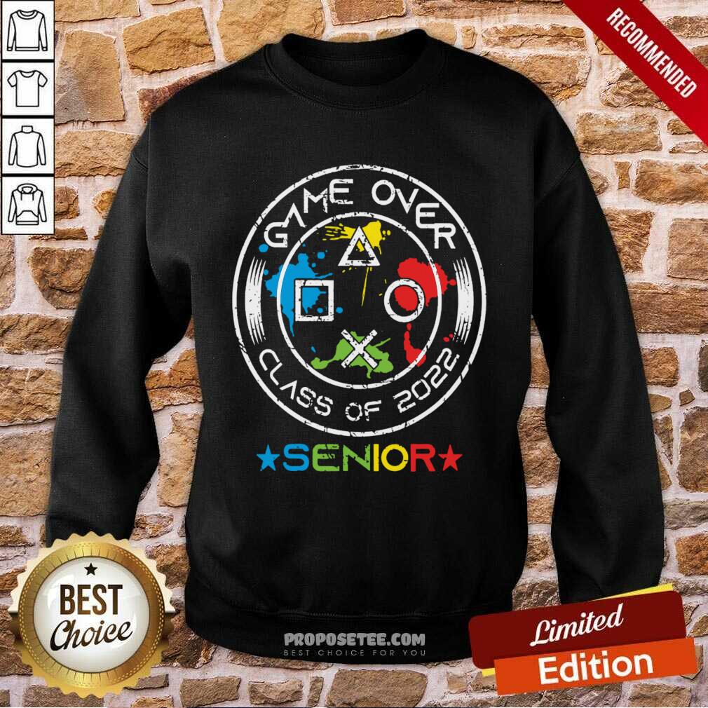 Game Over Class Of 2022 Senior Shirt - Image 3