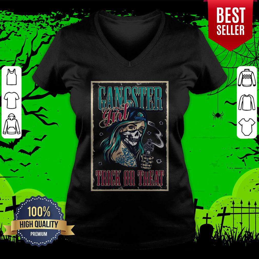 Gangster Girl Trick Or Treat Shirt - Image 4