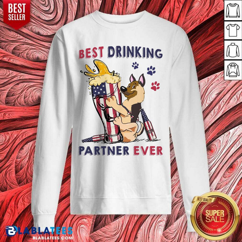 German Shepherd Best Drinking Partner Shirt - Image 4